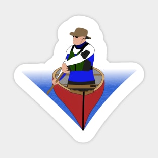 Canoe Adventure Sticker